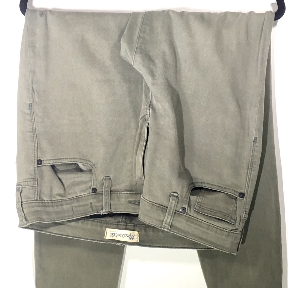 High Rise Green Skinny Madewell Jeans- size 31